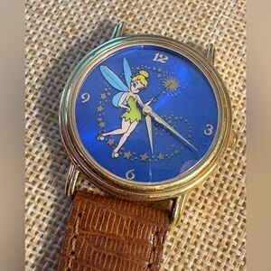 Disney Tinker Bell Watch Marc Davis Signature Series LE Needs Battery Strap